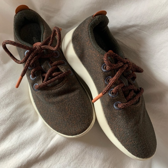 albirds 'Wool Runner Missles' sneakers in gray/rust color - Picture 6 of 9